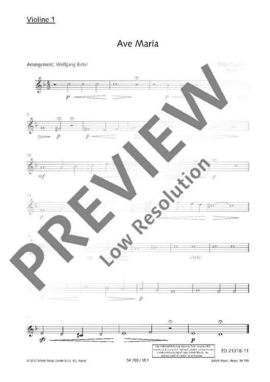 Ave Maria - Violin 1