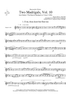Two Madrigals, Vol. 10 - from Morley's "First Book of Madrigals to 4 Voices" (1594) - Bb Trumpet 2