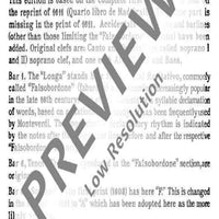 Madrigals - Choral Score