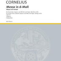 Mass in D minor - Choral Score