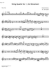 String Quartet No. 1  2nd movement - Tenor Saxophone