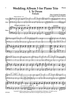 Wedding Album 3 for Piano Trio - Piano