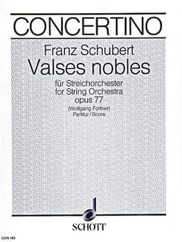 Valses nobles - Score