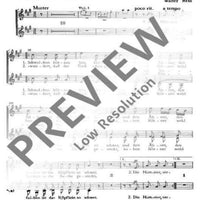 Regenbogen - Choral Score