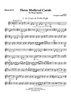 Three Medieval Carols - F Horn