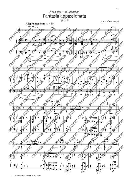 Fantasia appassionata in G minor