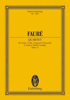 Piano Quartet No. 1 C minor - Full Score