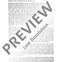 Der Freischütz - Full Score