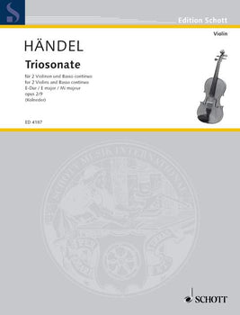 Nine Trio Sonatas in E major