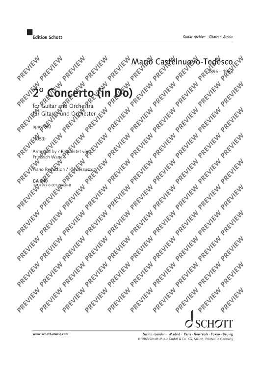 2. Concerto in C - Piano Score and Solo Part