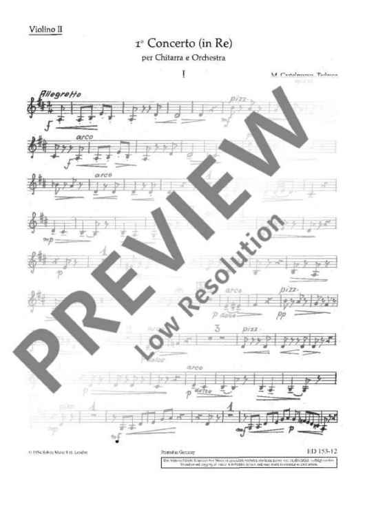 1. Concerto in D - Violin II