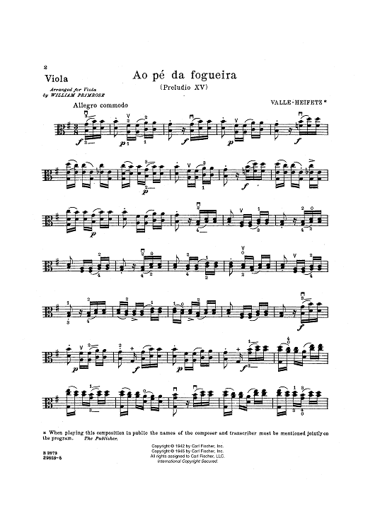 Ao pé da fogueira ("By the Bonfire") from Preludio XV