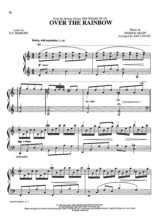 (Somewhere) Over the Rainbow