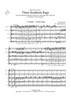 Three Southern Rags - Score
