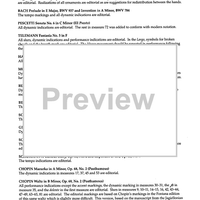 Notes and Contents - Bonus Material