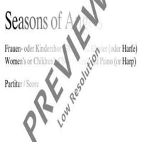 Seasons of Angels - Choral Score