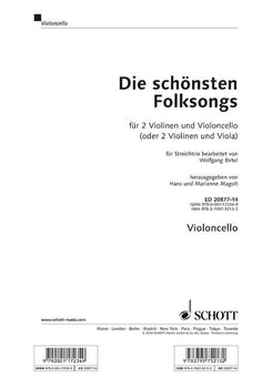 The most beautiful folk songs - Cello