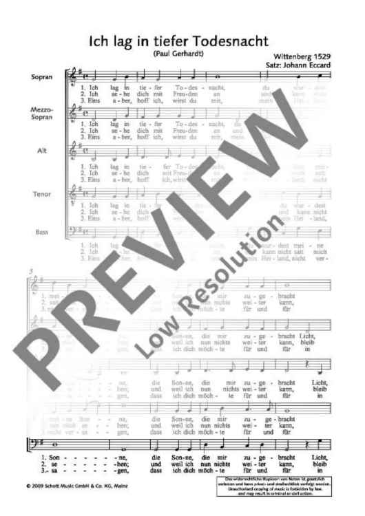 Ich lag in tiefer Todesnacht