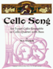 Cello Song for Cello Quintet or Cello Quartet with Bass - Cello 1