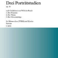 Drei Porträtstudien - Score