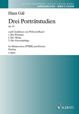 Drei Porträtstudien - Score