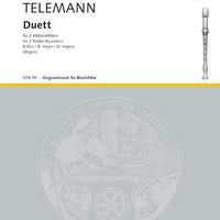 Duet in B flat major - Performing Score