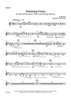 Amazing Grace - for Solo Instrument, Piano and String Quartet - Violin 2