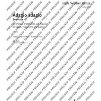 Adagio adagio - Score and Parts