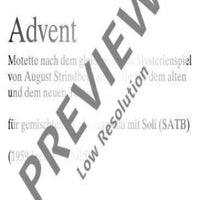 Advent - Choral Score