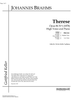 Therese Op.86 No. 1
