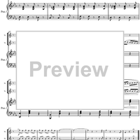 Concerto in E flat Major for 2 Trumpets in Bb - Piano Score