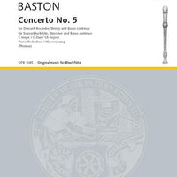 Concerto No. 5 C major - Piano Score and Solo Part