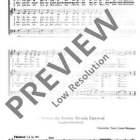 Europäische Volks- und Kinderlieder - Choral Score