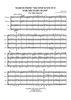 March from "Second Suite in F for Military Band" - Score