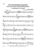 Six Intermediate String Quartets - Cello