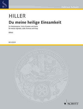 Du meine heilige Einsamkeit - Score and Parts