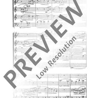 Bläserquintett B flat major - Score and Parts