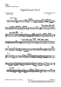 Organ concerto No. 6 B major - Bass