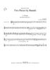 Two Pieces by Handel - Bb Trumpet 2