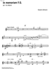 In memoriam F.G. - Guitar 2