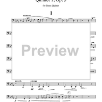 Quintet No. 1 - Tuba