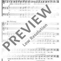 Am Adriatischen Meer - Choral Score