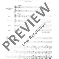Wer sich die Musik erkiest - Choral Score