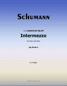 Intermezo - from Liederkreis, Op. 39, No. 2
