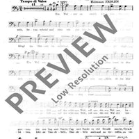 Ein Walzer zu zwei'n - Bass I