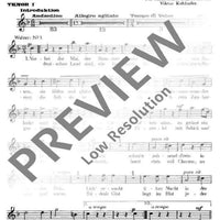 Rosen aus dem Süden - Tenor I