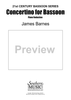 Concertino for Bassoon (Solo/ Piano Reduction)