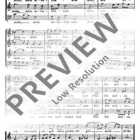 Sechs Choräle - Choral Score