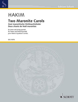 Two Maronite Carols - Score and Parts