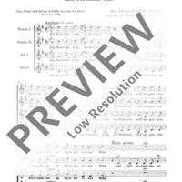 Ein Hennlein weiß - Choral Score